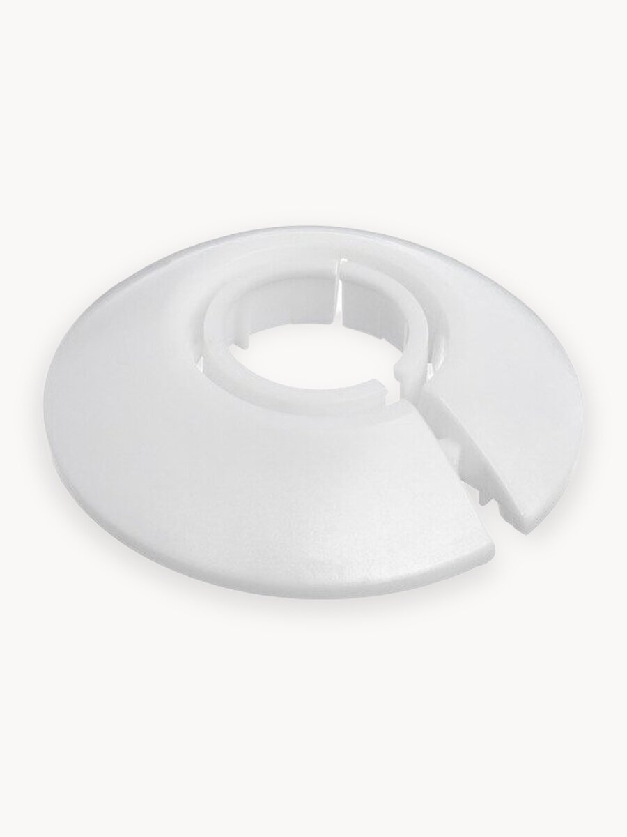 Обвод универсальный IDEAL(Идеал) 001 белый, накладка (розетта) для труб 16 - 22 мм - 2 шт.