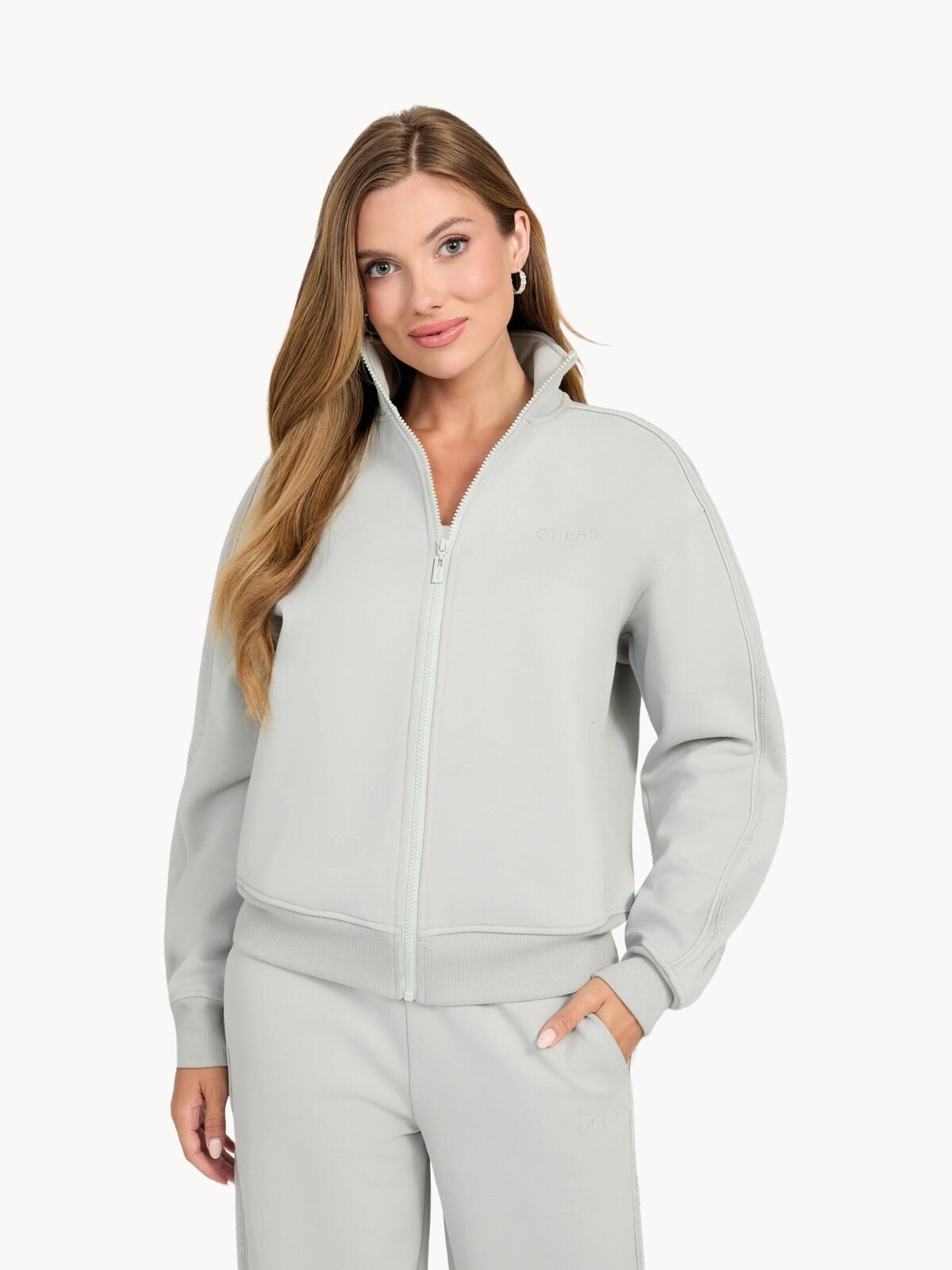 Олимпийка GUESS OCTAVIA, размер M, , серый