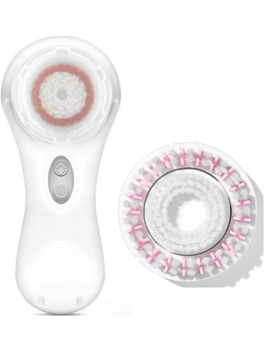 Щетка для умывания лица электрическая, розовая