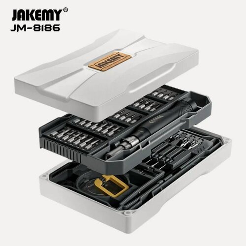 Изображение товара Набор отверток Jakemy JM-8186, сменные головки, магнитные, 83 шт.