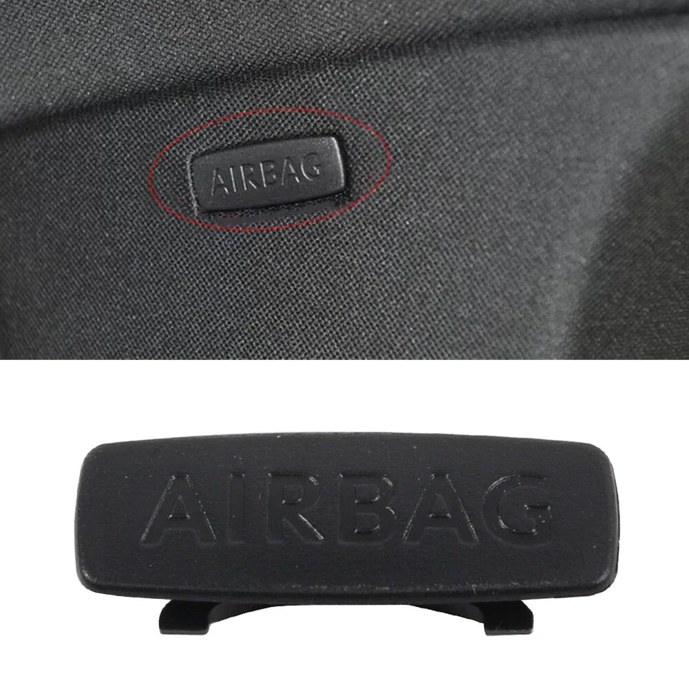 Для VW Jetta A5 A6 MK5 Golf 5 6 7 GTI Passat B6 B7 CC Polo 1/2 шт. A B C столб подушки безопасности эмблема крышка 3C0853437C 1K8853437 5G0853437, Grey 2PCS — фото 1