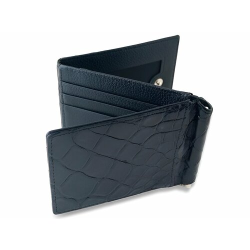 фото Зажим для купюр exotic leather, черный