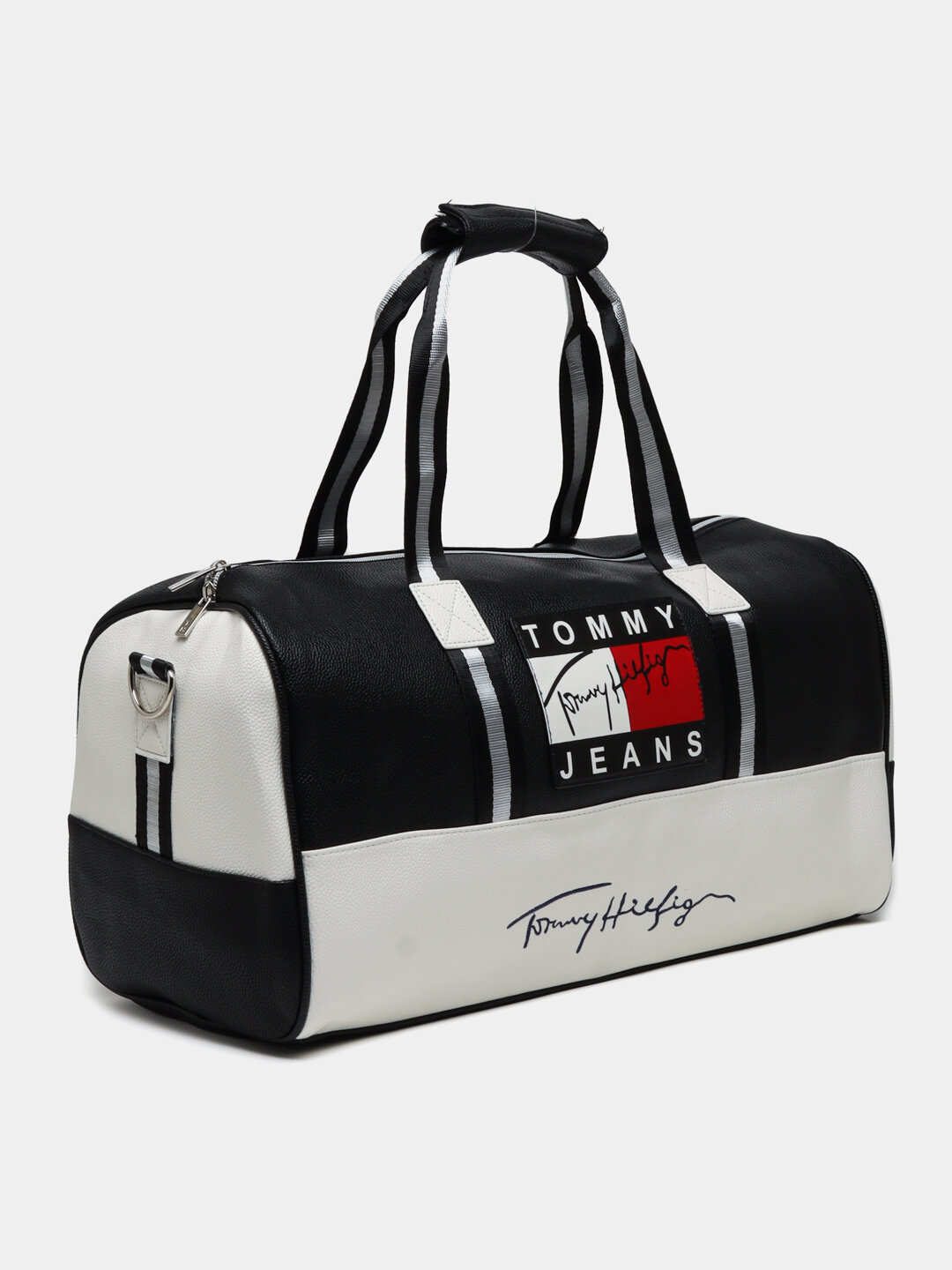 Сумка спортивная , 30 л, 23х27х53 см, ручная кладь, черный — фото 1