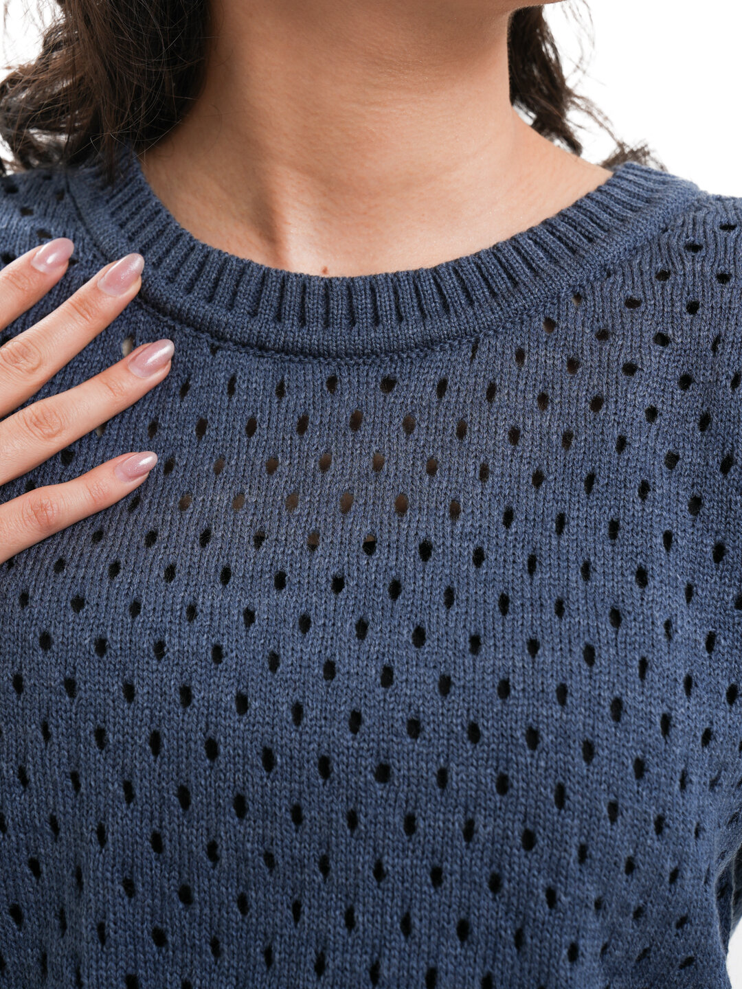 Свитер  FALL25, размер S-L, , синий. — фото 1