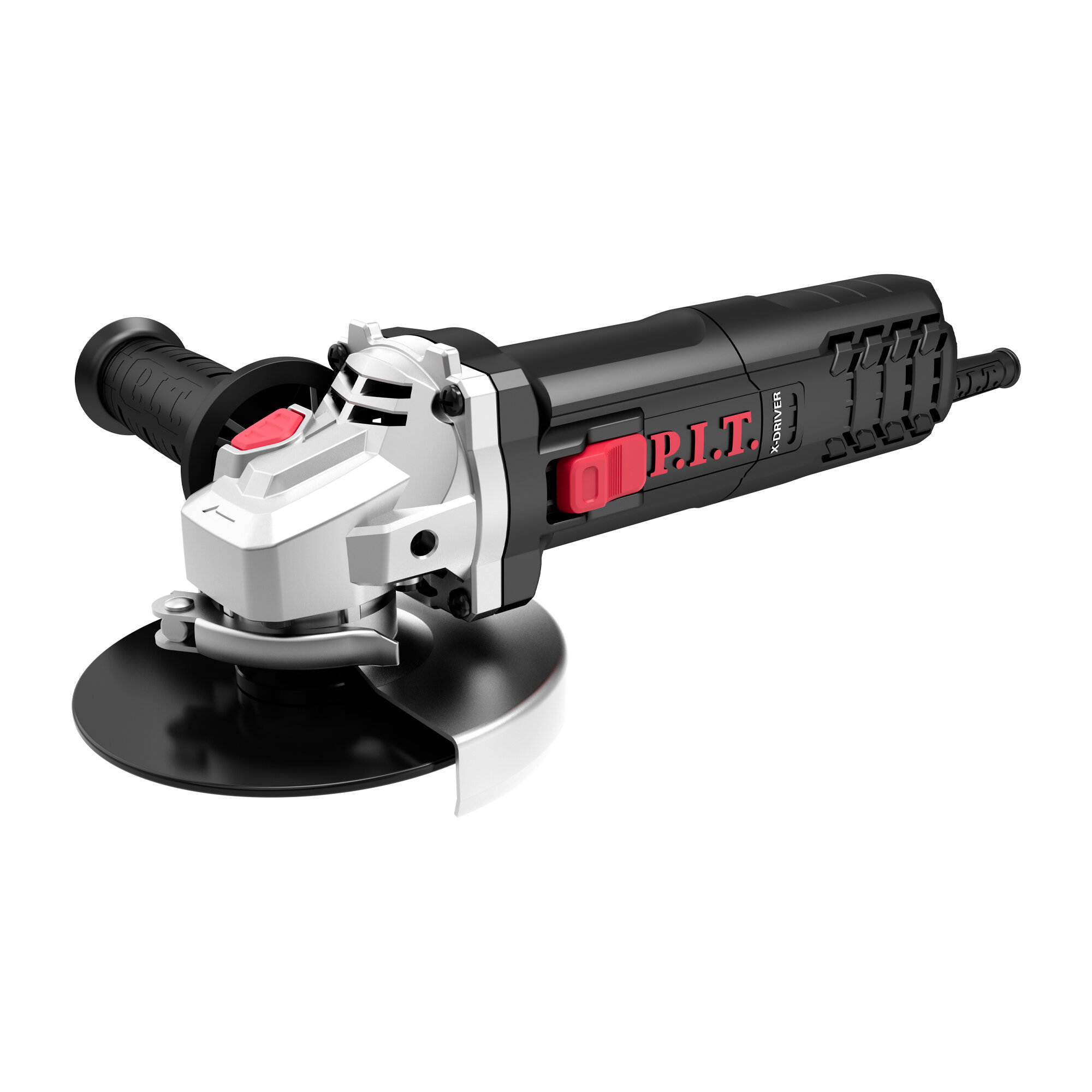 УШМ P.I.T. PWS125-C8, 800Вт, 125мм, бронирование ротора, пылезащита — фото 1