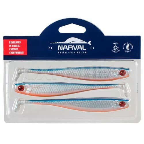 Силиконовая приманка Narval Skinny 14см. #001 3шт.