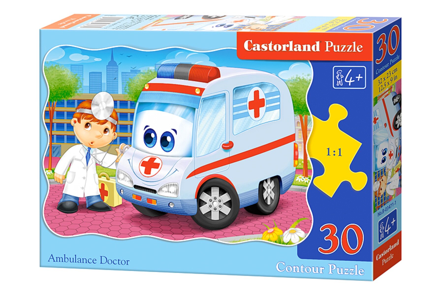 Пазл Castorland Midi Скорая помощь, 30 эл. 3471/B4-03471