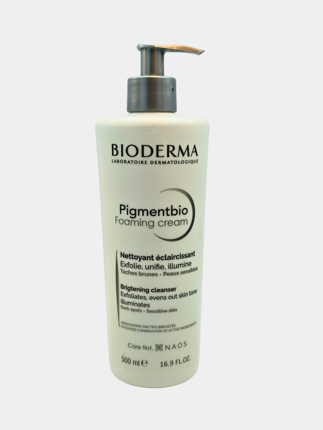 Очищающий и отбеливающий гель против пятен-Bioderma Pigmentbio Foaming Cream 500 мл — фото 1