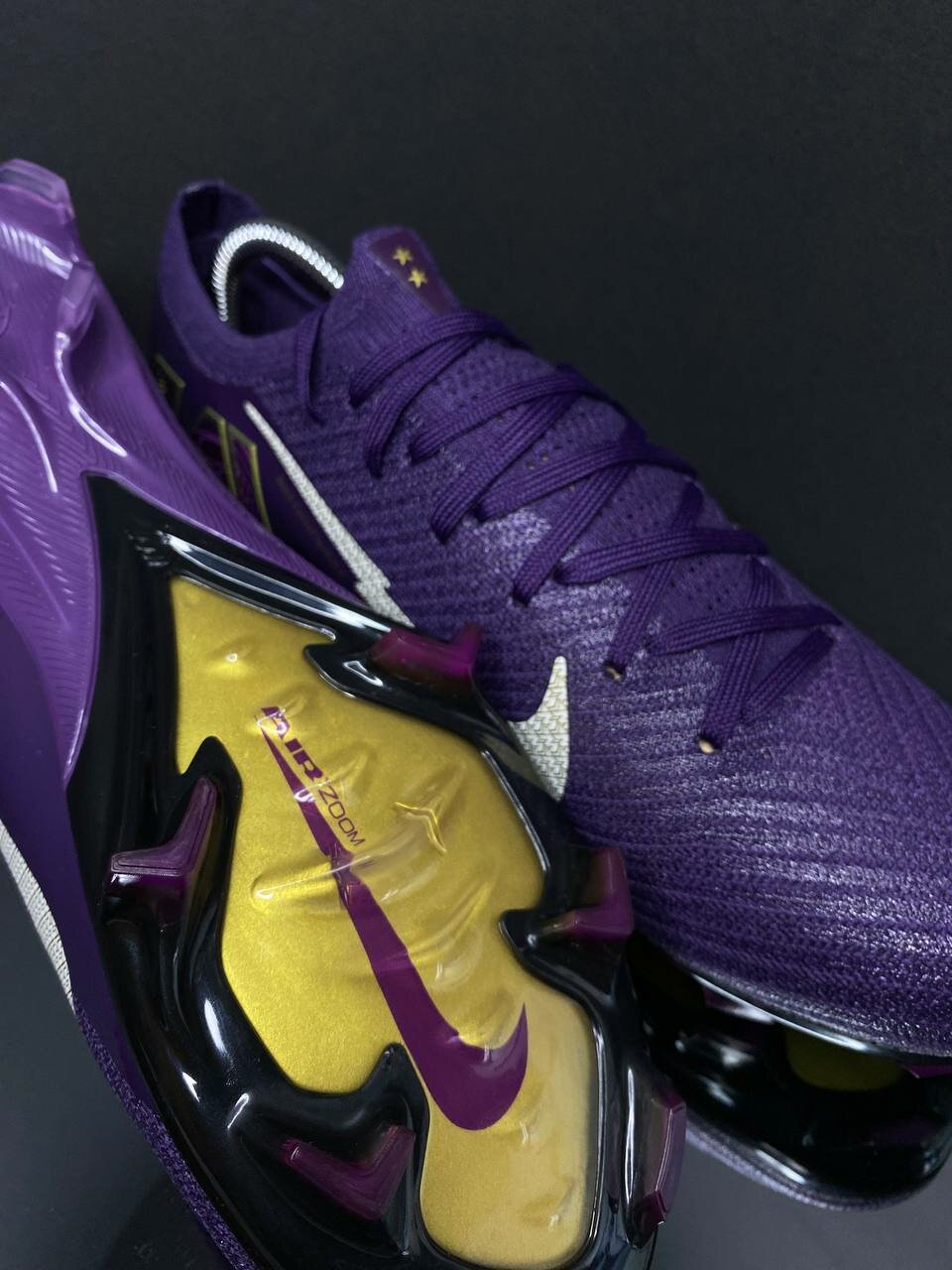 Бутсы NIKE, размер 41, фиолетовый