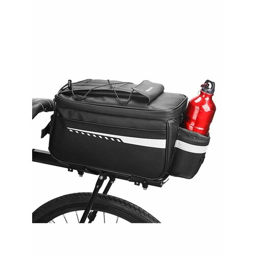 Велосумка на багажник велосипеда для перевозки вещей NIT Perfect Goods, цвет черный