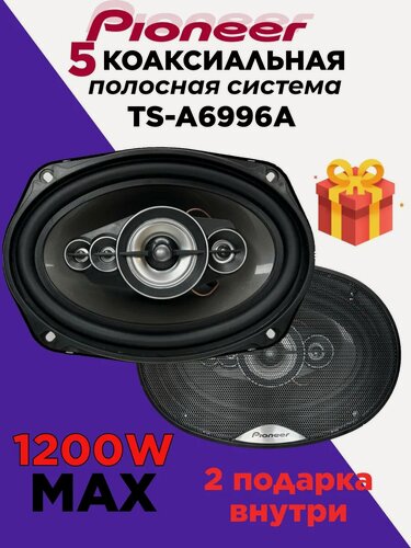 Изображение товара Динамики автомобильные овалы в машину Pioneer 16 х 24 см