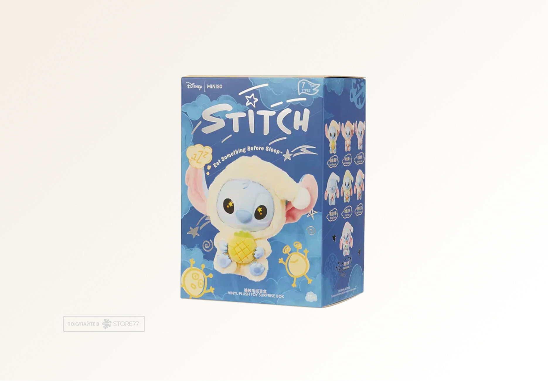 Игрушка-сюрприз Cтич Stitch POP MART Stitch Eat Something Before Sleep