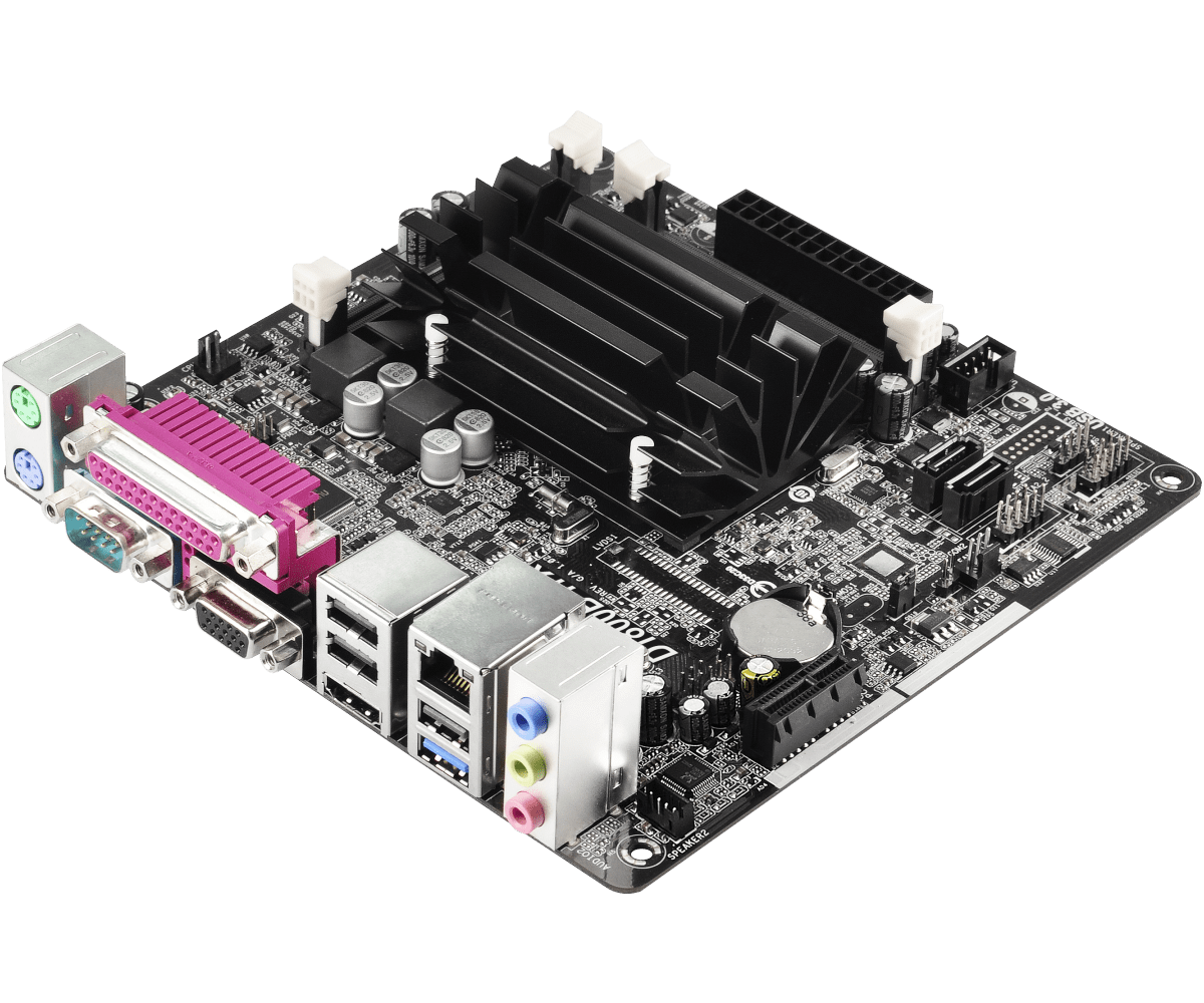 Материнская плата miniITX ASRock D1800B-ITX (Celeron J1800 2 ядра по 2,41Ghz)
