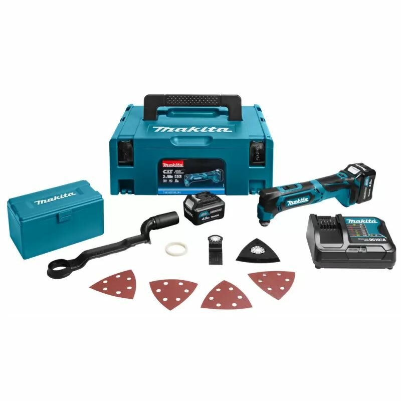 Мультитул Makita TM30DSMJX4 кейс 1 аккумулятор угол колебаний 1.6° 1.2кг