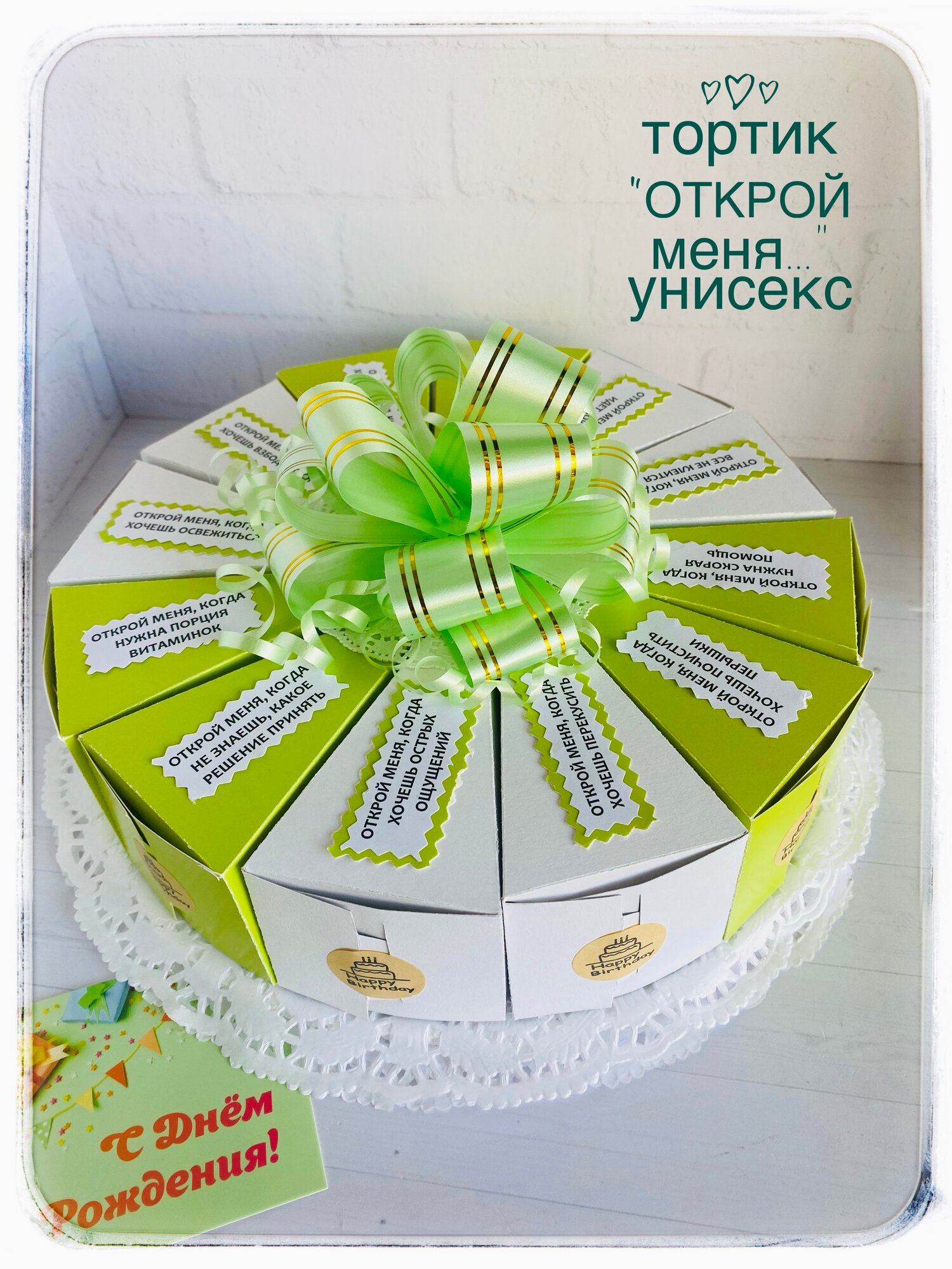 "Открой меня" Торт на день рождения для всех!