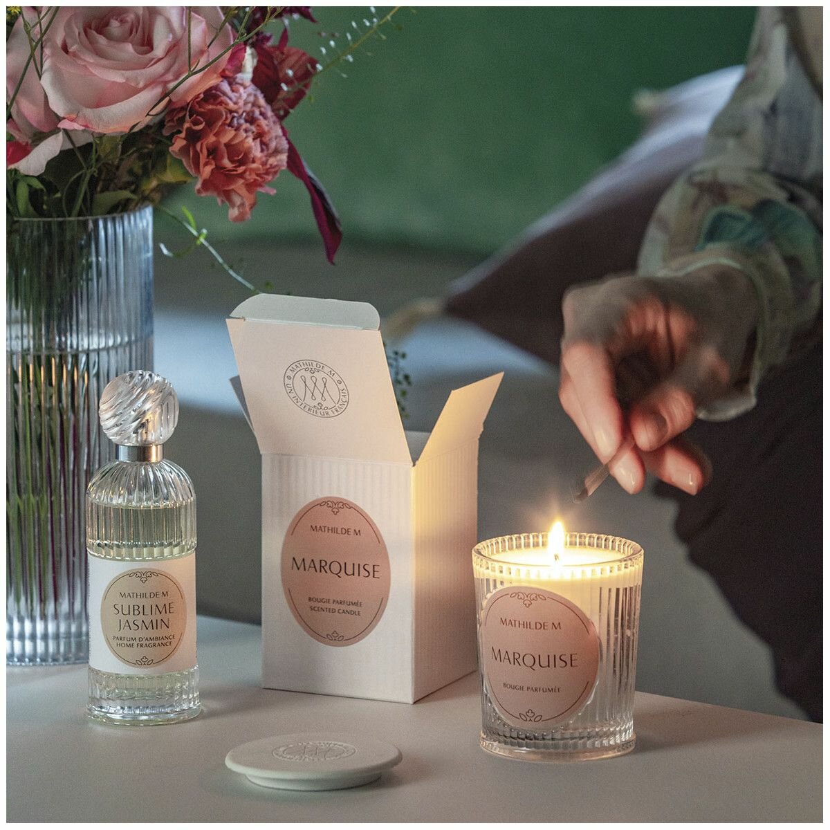 Ароматическая свеча Mathilde M Маркиза (Marquise), 145 гр — фото 1