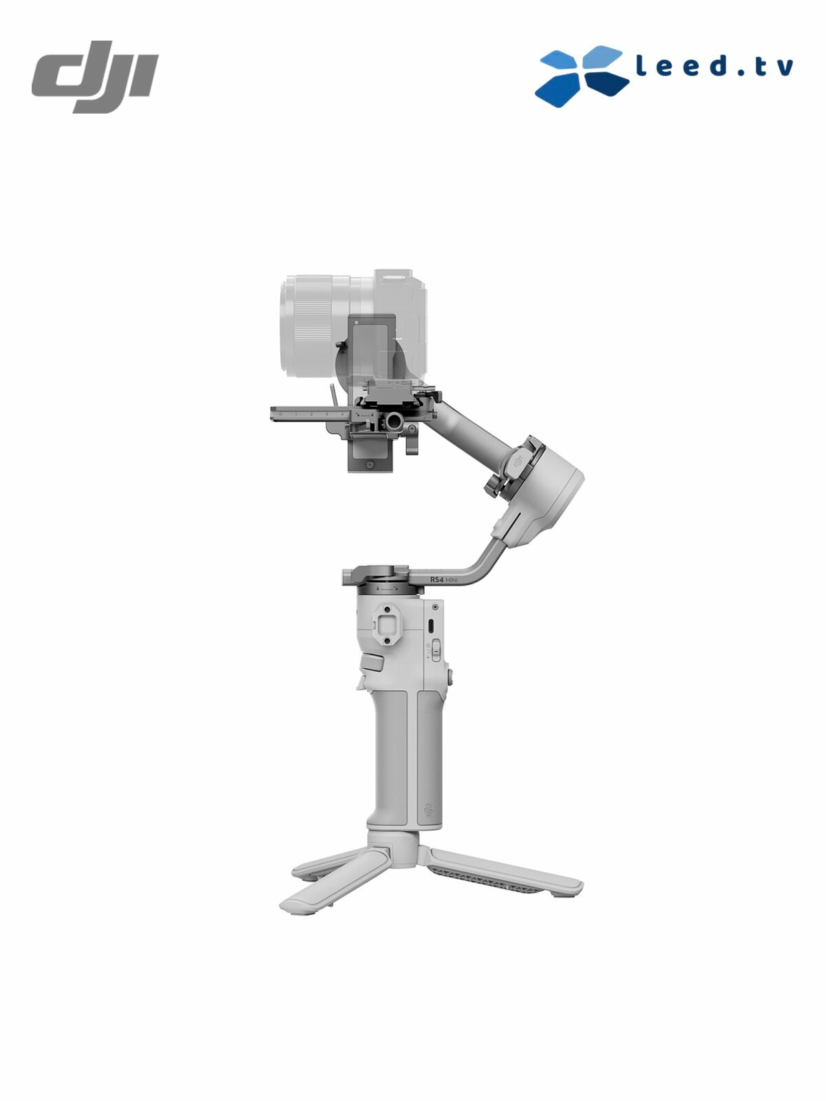 DJI RS4 Mini Легкий самостабилизатор мультимедиа, интеллектуальный трехосевой профессиональный портативный PTZ-сканер с защитой от встряхивания, костюм Dji rs 4 mini creator — фото 1