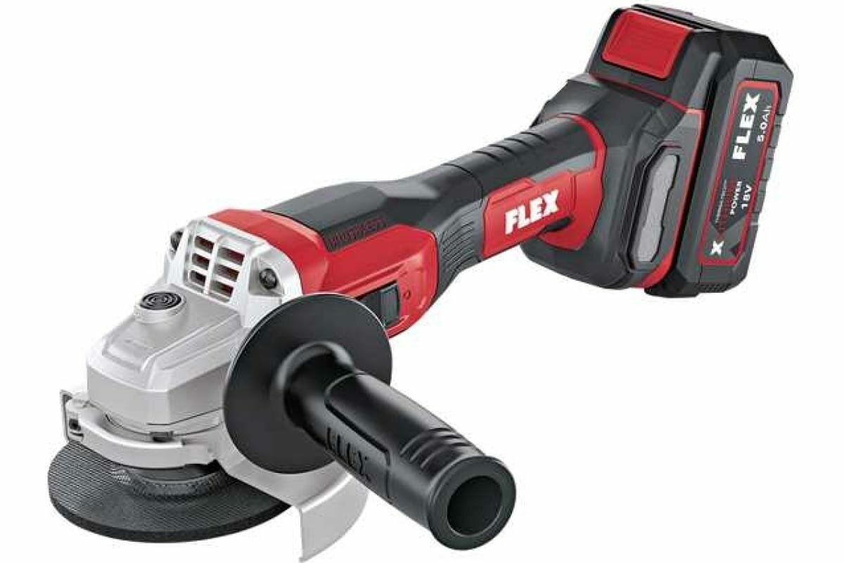 Аккумуляторная Угловая шлифовальная машина (УШМ Болгарка) FLEX l 125 18.0-ec/5.0 Set