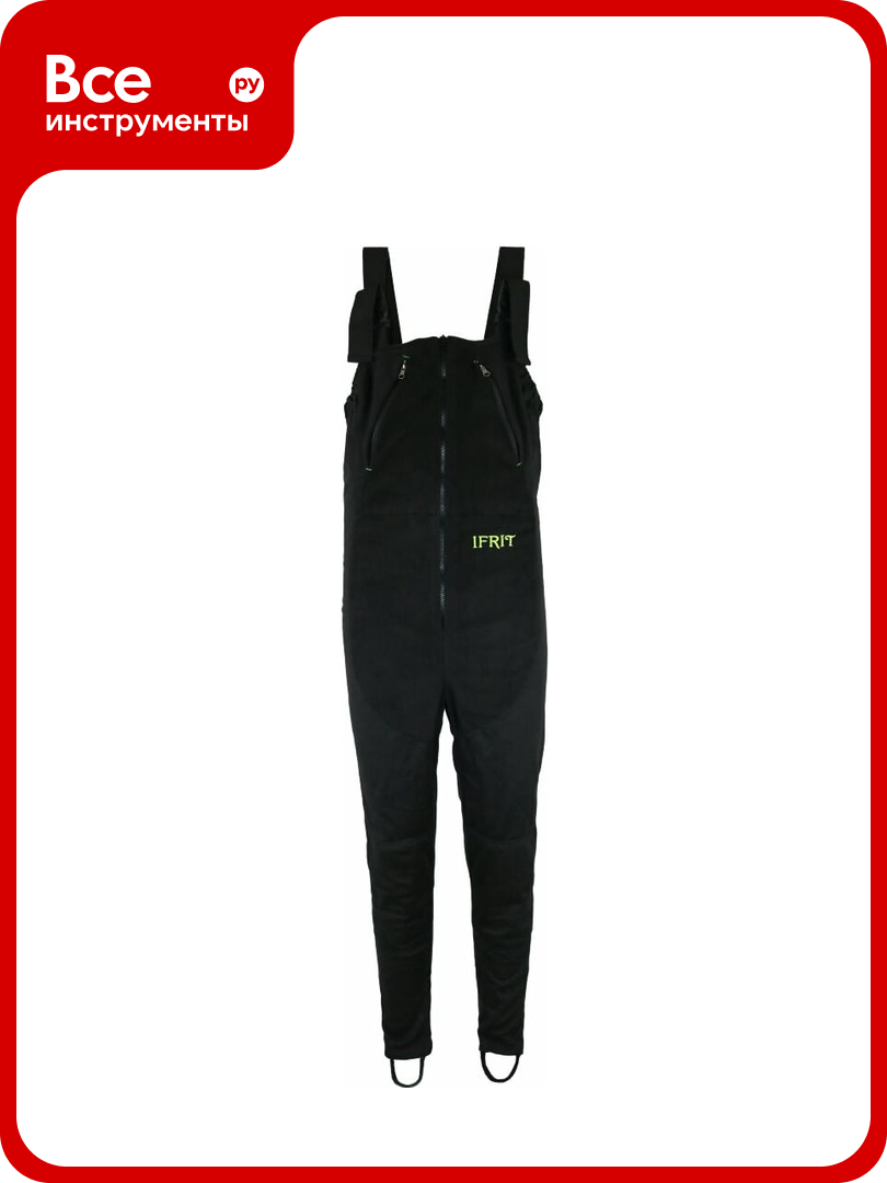 Полукомбинезон Ifrit Paladin Fleece черный р.48-50 рост 182-188 ТБ-007-48/50-188 4630086580538