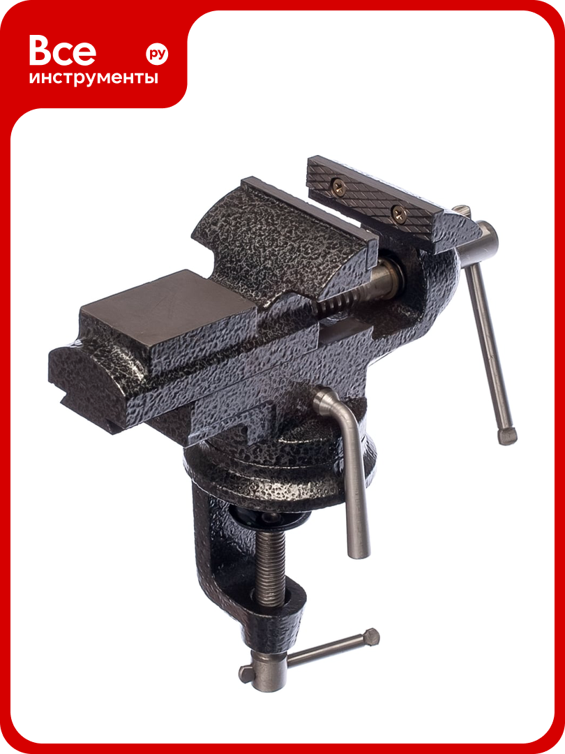 Поворотные тиски-мини с наковальней (для точных работ 60 мм) Зубр мастер 32485