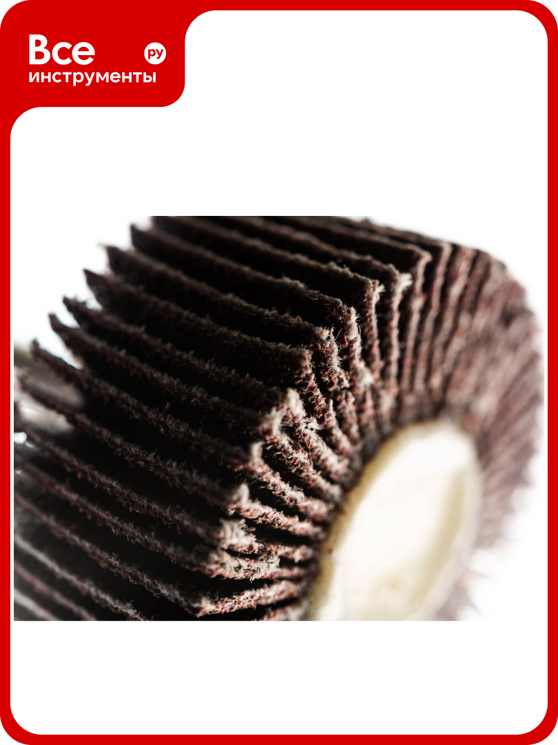 Круг лепестковый (40x20x6 мм; P 80) для дрели MATRIX 74167