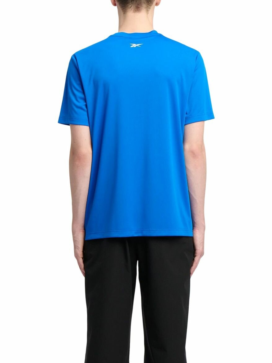 Футболка спортивная Reebok No Matter The Dist GFX Tee, размер L INT, cиний — фото 1