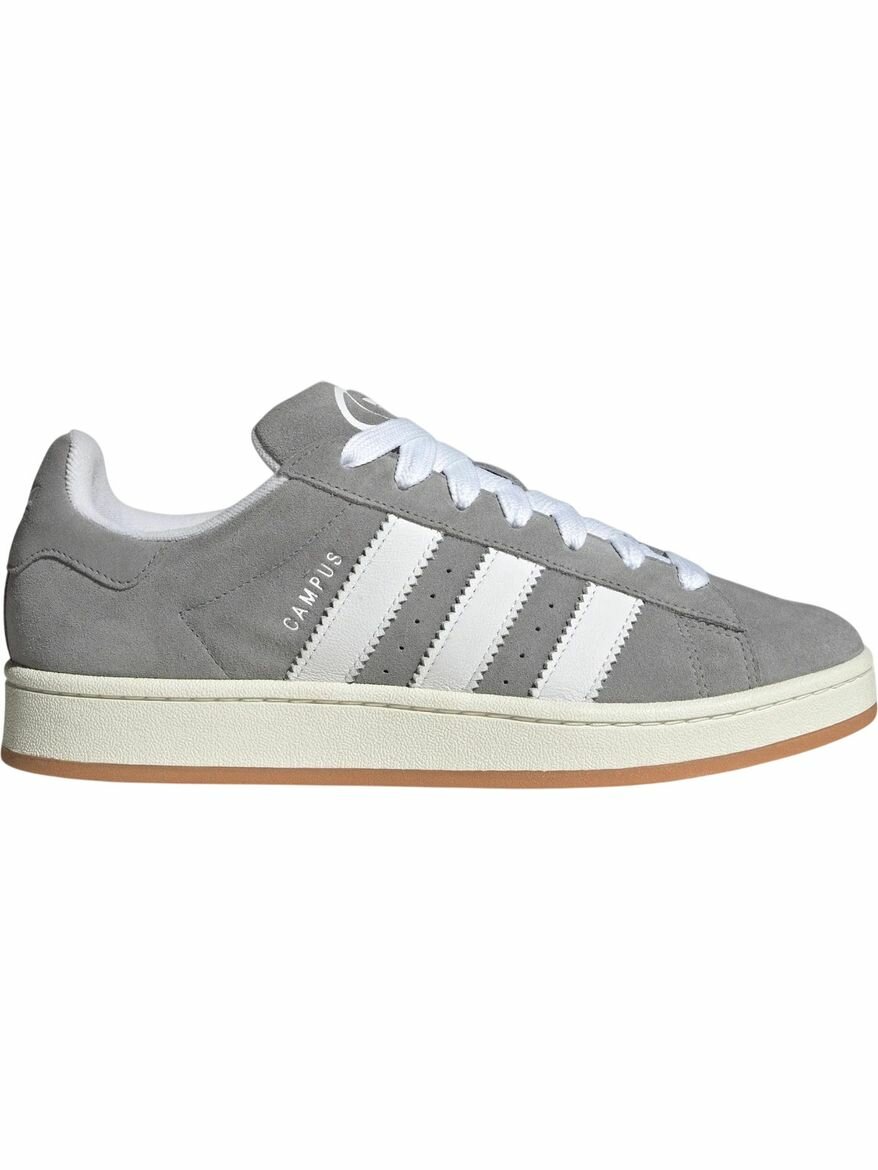 Кроссовки adidas Campus 00s, полнота F, размер 8,5 UK, серый