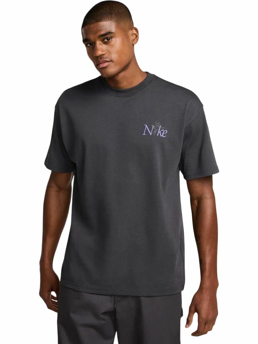 Футболка спортивная NIKE Max90 T-Shirt, размер S INT, черный