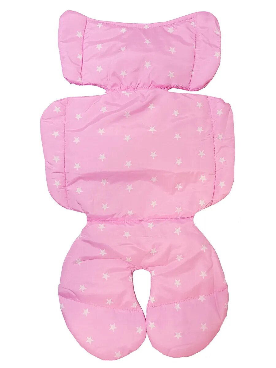 Универсальный вкладыш-матрасик для новорожденного в коляску, автокресло 72х40 см — фото 1