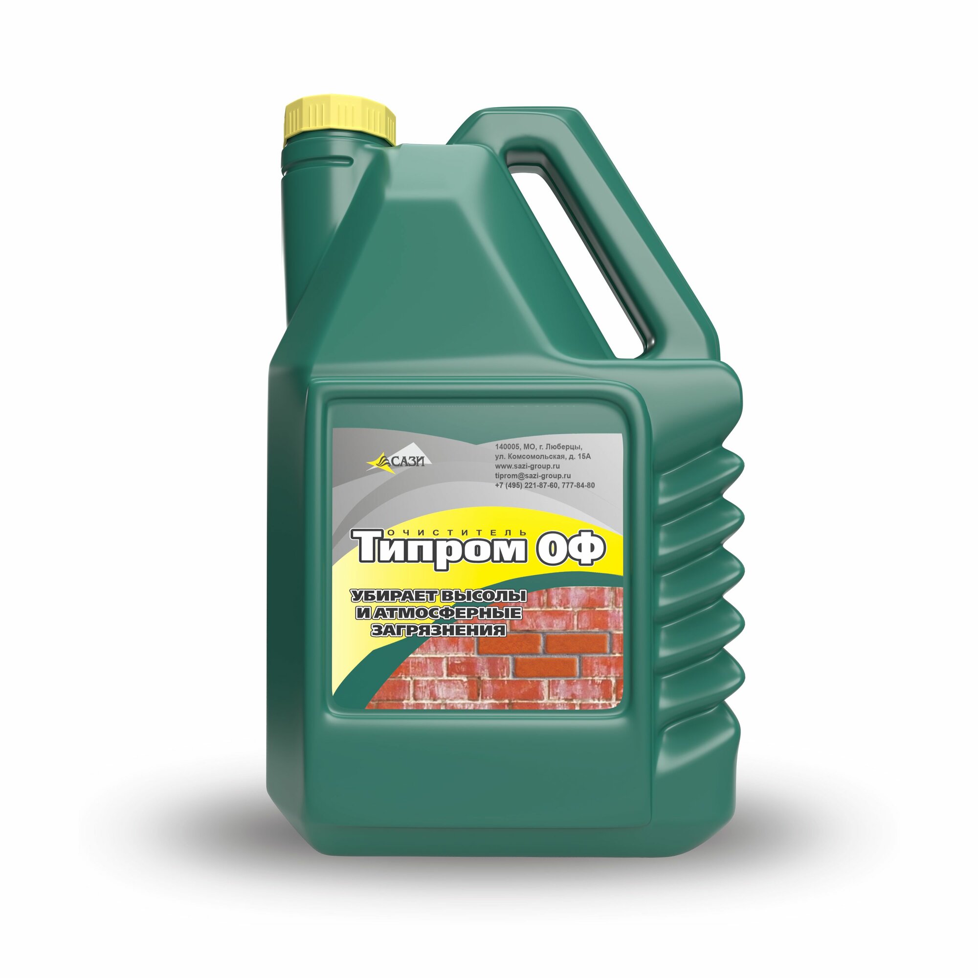 Типром ОФ 5 л - очиститель фасадов из кирпича натурального и искусственного камня штукатурки