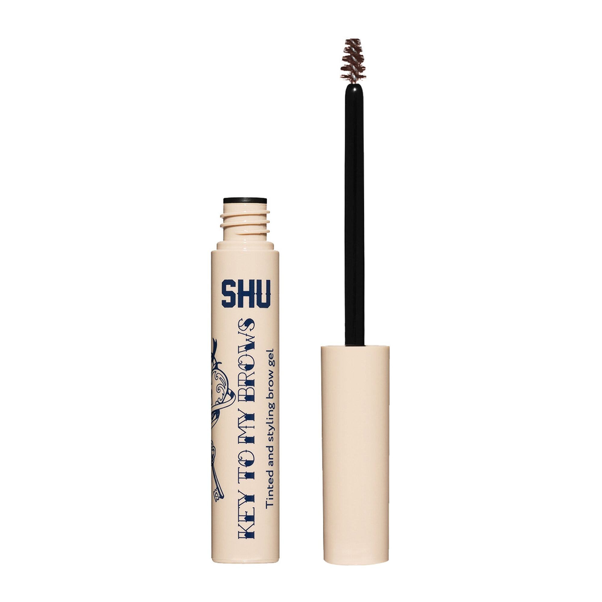 Гель для бровей SHU "Key To My Brows", фиксирующий, водостойкий, коричневый, 6 мл