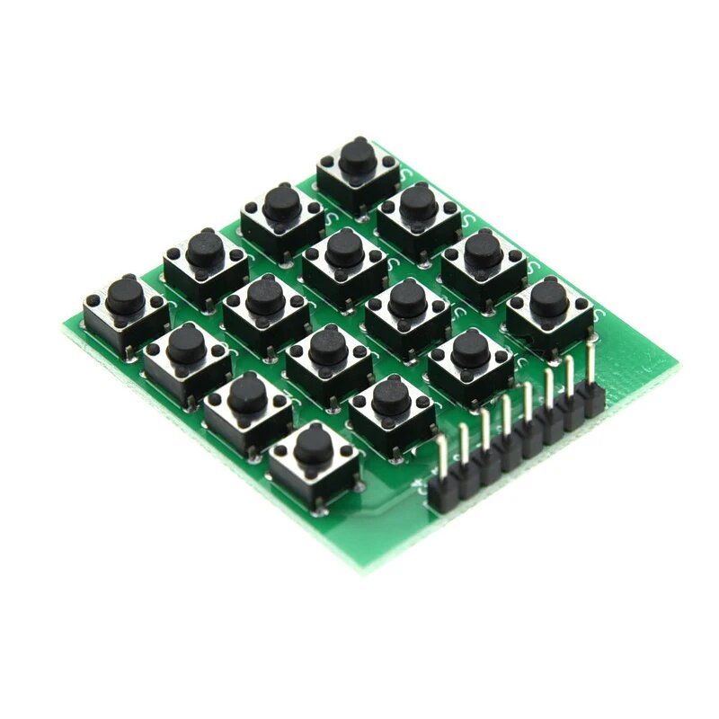 4x4 клавиатура MCU, аксессуар, матричная клавиатура, 16 клавишных кнопок для Arduino
