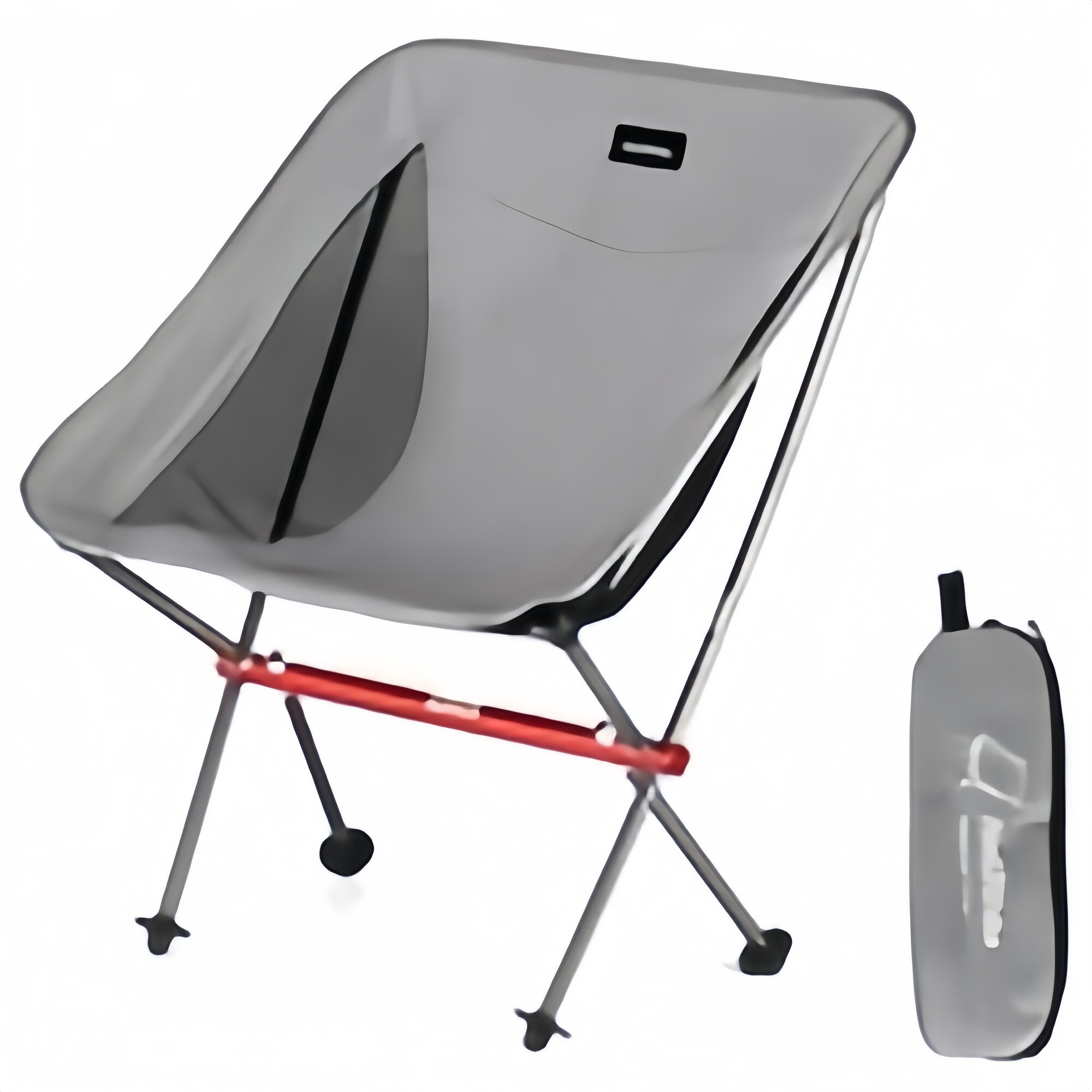 Стул складной Naturehike NH18Y050-Z алюминиевый каркас ткань Оксфорд до 150кг серый