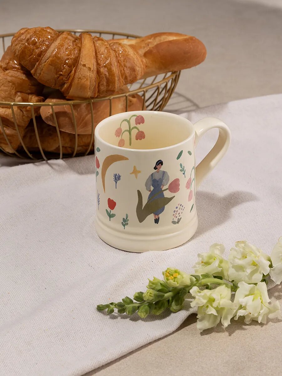 Кружка Тепло в руках "Эстетическая чашка Pinterest", керамика, белая, 300мл — фото 1