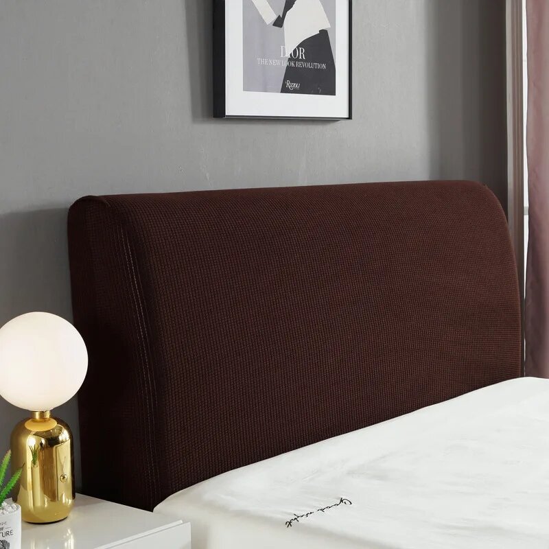 Эластичные чехлы на изголовье кровати aisirui, флис, Dark coffee, AA 150-170cm