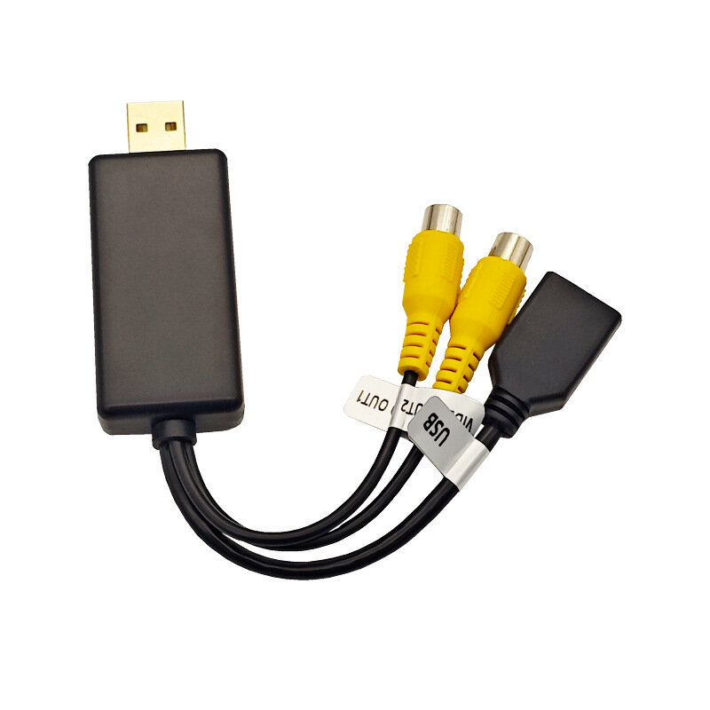 Навигационный видеовыход Puqing Car Box для подголовника черный 28x200мм