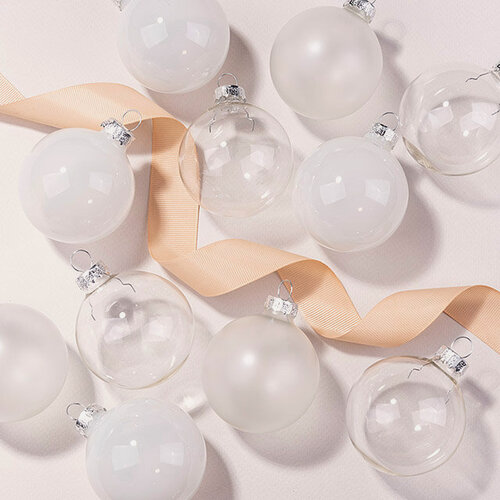 Изображение товара Елочные шары Bubble: Морозный Полдень 6 см, 15 шт, стекло, Winter Deco, 1001283