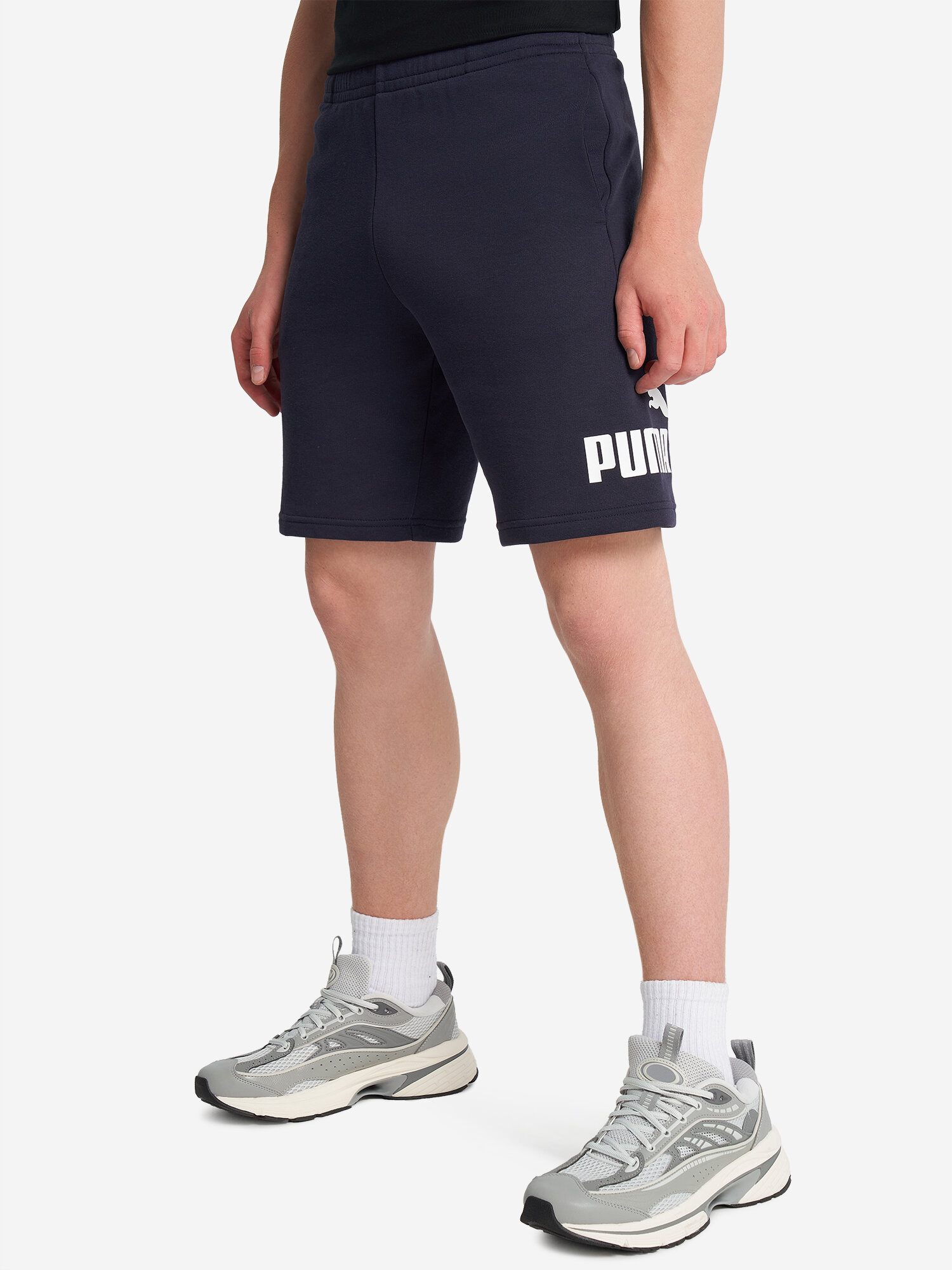 Шорты PUMA, размер 152, темно-синий — фото 1