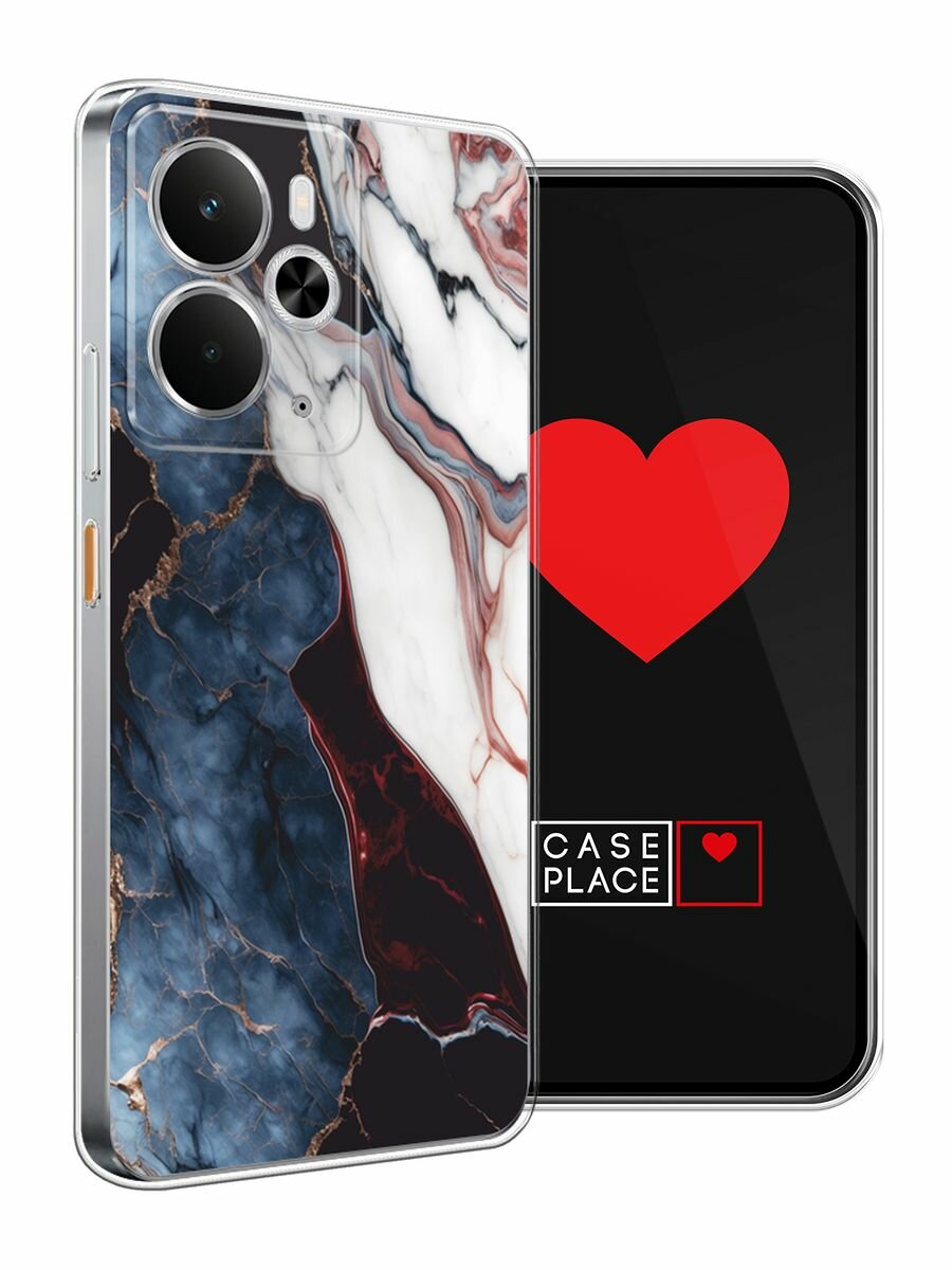 Чехол на Realme 14 5G / Реалми 14 5G с принтом "Благородный мрамор" — фото 1
