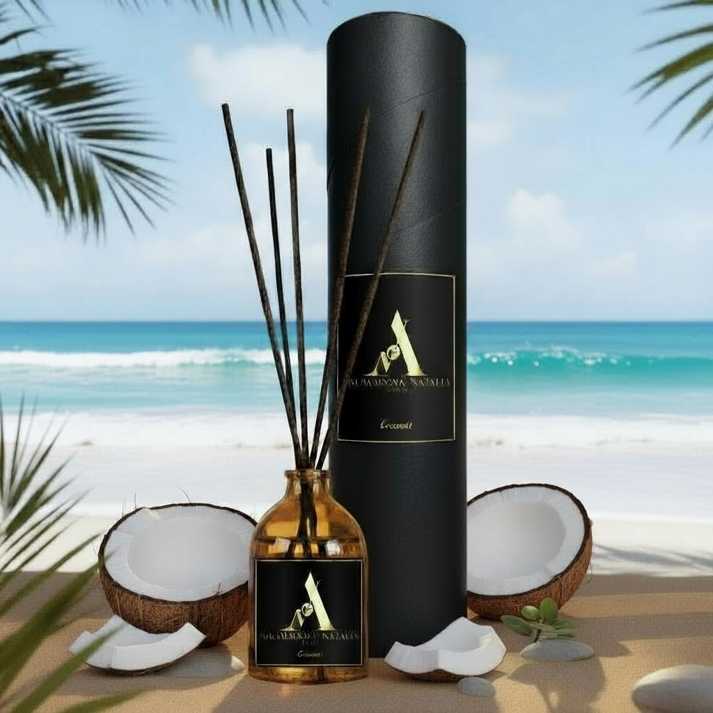 Ароматизатор для дома ароматический диффузор с палочками кокос 