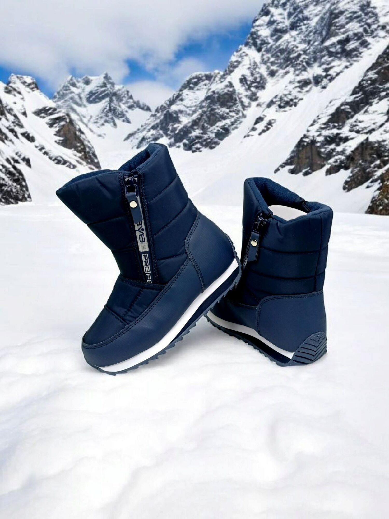 Дутики , размер 30, синий — фото 1