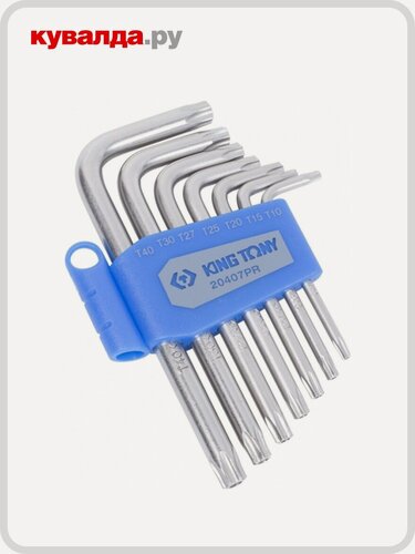 Изображение товара Набор ключей TORX KING TONY 20407PR