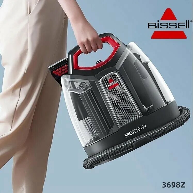 BISSELL 3698Z Моющий пылесос мощный, для химчистки дома, с контейнером и аквафильтром, проводной, 10000Kpa