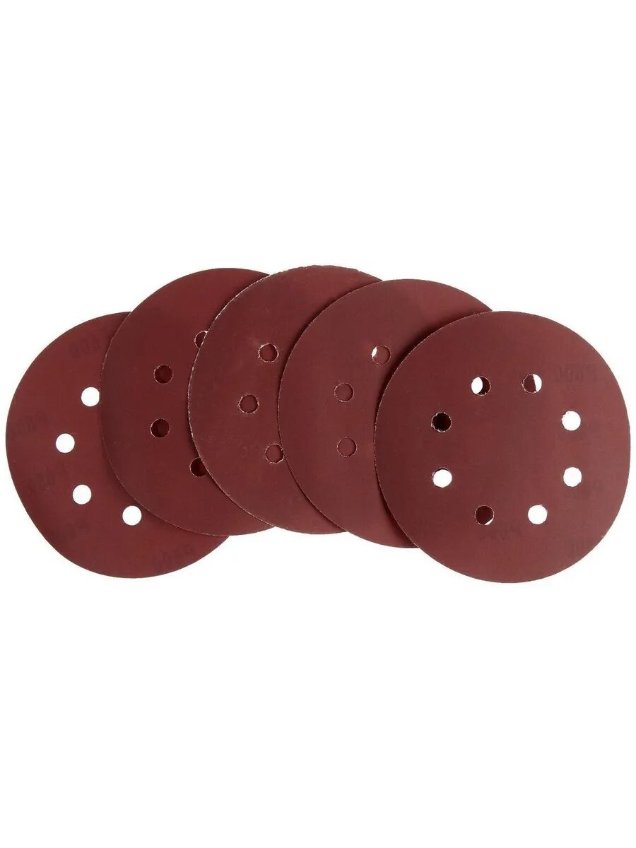 Круг шлифовальный абразивный диск на липучке 150 мм Р600