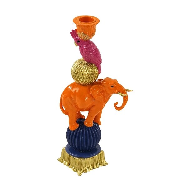 Подсвечник Слон WERNER VOSS 54729 оранжевый 10x8.5x26 см