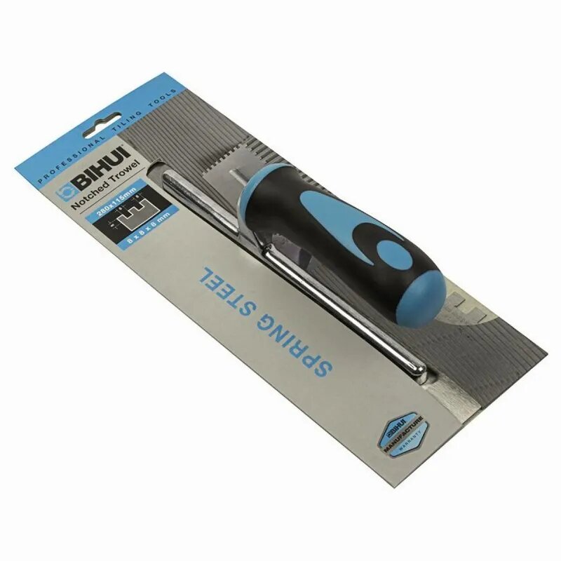 Шпатель зубчатый BIHUI 8мм PTCB08 — фото 1