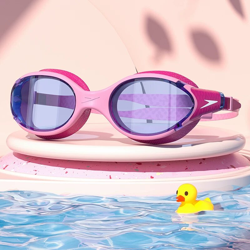 Детские очки для плавания Speedo для мальчиков и девочек, Cloud-Sense 2.0, прозрачные, с большой оправой,