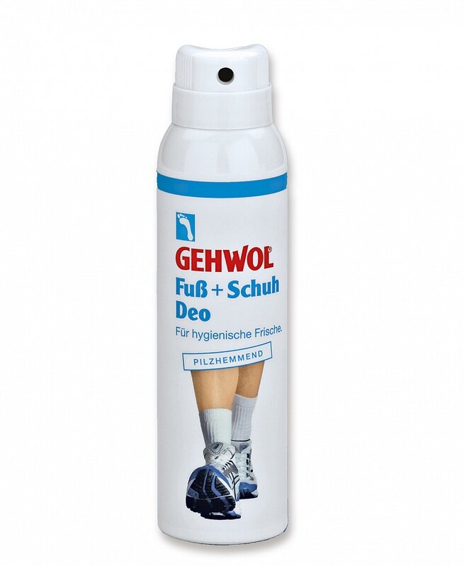 Gehwol Foot + Shoe Deodorant Дезодорант для ног и обуви с противогрибковым эффектом 150 мл