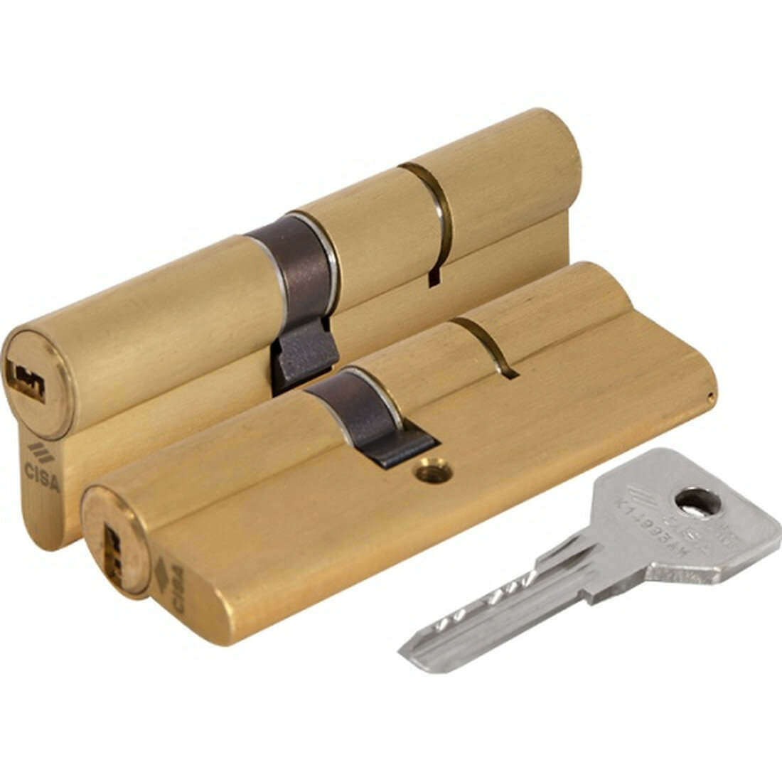 Цилиндровый механизм Cisa ASIX OE300-32.00 (90 мм/30+10+50) Латунь