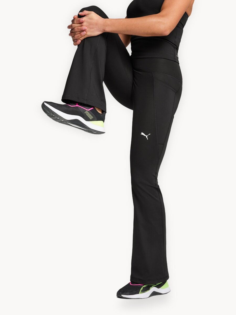 Брюки спортивные PUMA W TAD ESSENTIAL HW, размер S, черный